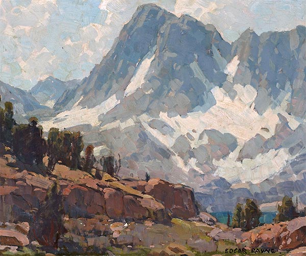 Sierra Glaciers and Lake, n.d. by Edgar Alwin Payne | Painting Reproduction