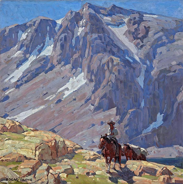 Packing in the Sierras, Undated | Edgar Alwin Payne | Gemälde Reproduktion