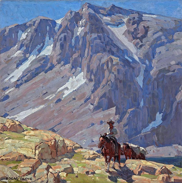 Packing in the Sierras, n.d. | Edgar Alwin Payne