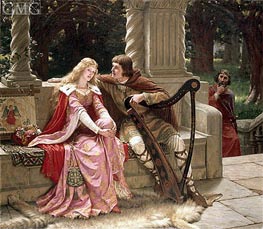 Tristan and Isolde, 1902 by Blair Leighton | Painting Reproduction