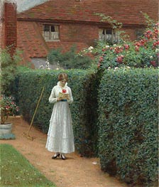 Le Billet Doux, 1915 by Blair Leighton | Painting Reproduction