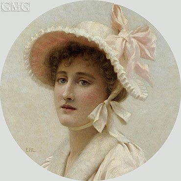 The Pink Bonnet, undated | Blair Leighton | Gemälde Reproduktion