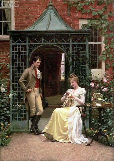 On the Threshold, 1900 | Blair Leighton | Painting Reproduction
