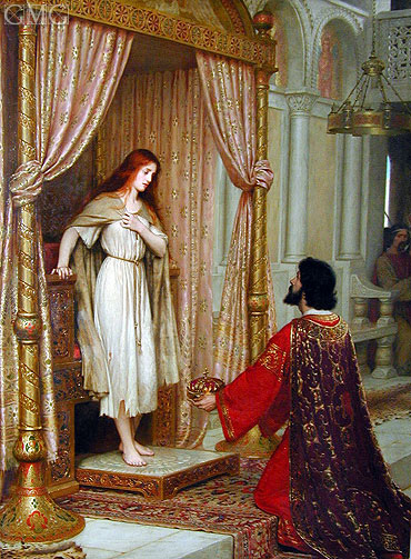 The King and the Beggar-Maid, undated | Blair Leighton | Painting Reproduction