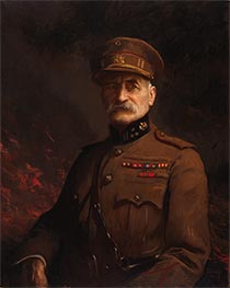 General Georges Leman, Commander of the Fortified Town of Liege, c.1919/20 von Edmund Charles Tarbell | Gemälde-Reproduktion