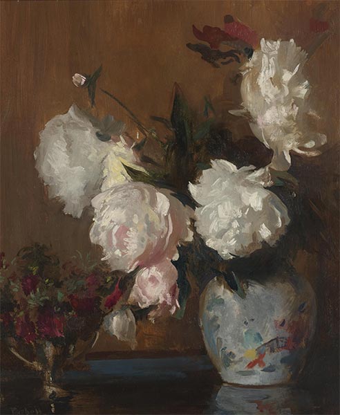 Pfingstrosen, c.1925 | Edmund Charles Tarbell | Gemälde Reproduktion
