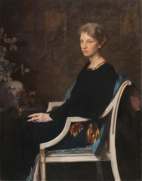 Mrs. Lovering Hathaway (Elizabeth Elfreth), 1936 | Edmund Charles Tarbell | Painting Reproduction