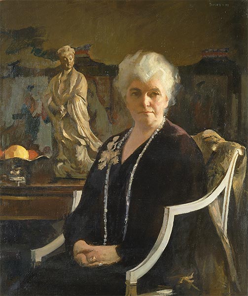 Frau Edmund C. Tarbell, 1933 | Edmund Charles Tarbell | Gemälde Reproduktion