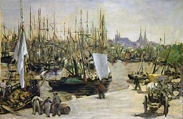 The Port of Bordeaux | Manet | Painting Reproduction