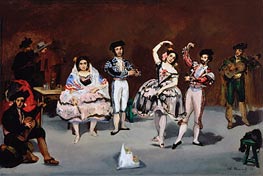 Spanish Ballet, 1862 by Manet | Painting Reproduction