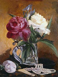 Peonies | Manet | Painting Reproduction