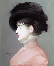 La Viennoise (Portrait of Irma Brunner) | Manet | Painting Reproduction