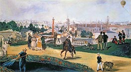 The Exposition Universelle | Manet | Gemälde Reproduktion
