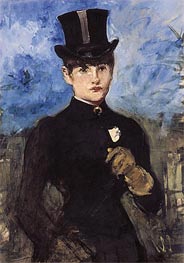 Horsewoman, Fullface, c.1882 by Manet | Painting Reproduction