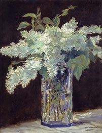 The Bouquet of Lilacs, c.1882 by Manet | Painting Reproduction