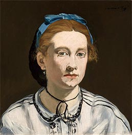 Victorine Meurent, c.1862 by Manet | Painting Reproduction