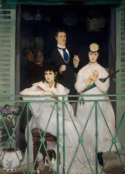 The Balcony, c.1868/69 by Manet | Painting Reproduction