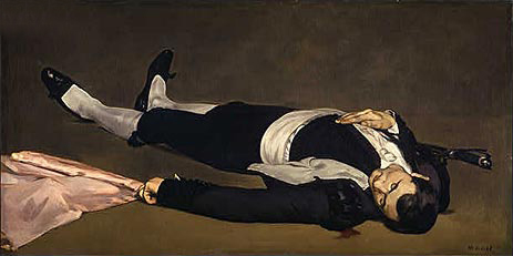The Dead Toreador, c.1864 by Manet | Painting Reproduction