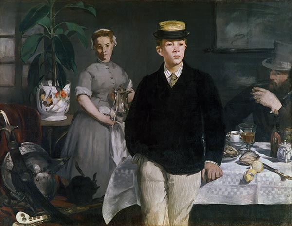 The Luncheon in the Studio, 1868 by Manet | Painting Reproduction