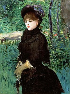 Die Promenade (Madame Gamby), c.1880/81 | Manet | Gemälde Reproduktion