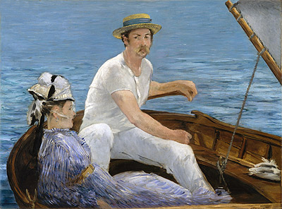 Boating, 1874 | Manet | Gemälde Reproduktion