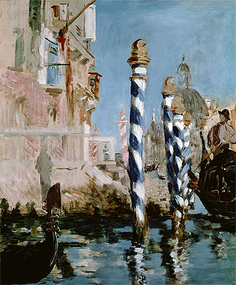 The Grand Canal, Venice, 1874 by Manet | Painting Reproduction