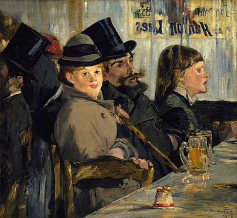 Au Cafe, 1878 by Manet | Painting Reproduction