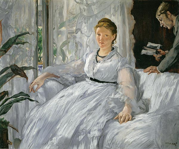 Madame Manet (Reading) | Manet | Painting Reproduction