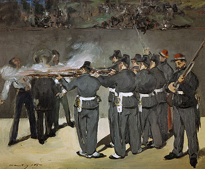 The Execution of the Emperor Maximilian, 1867 | Manet | Gemälde Reproduktion