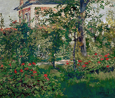 The Bellevue Garden, 1880 | Manet | Gemälde Reproduktion