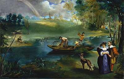 Angeln | Manet | Gemälde Reproduktion