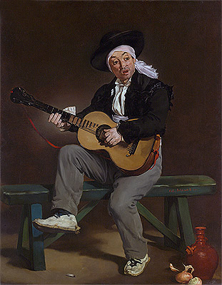 The Spanish Singer, 1860 | Manet | Gemälde Reproduktion