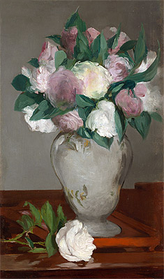 Peonies, c.1864/65 | Manet | Painting Reproduction