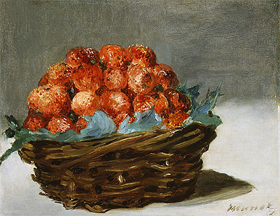 Strawberries, c.1882 | Manet | Painting Reproduction