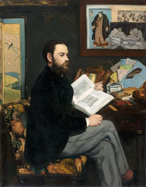 Emile Zola, c.1867/68 | Manet | Painting Reproduction