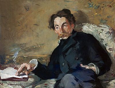 Stephane Mallarme, 1876 | Manet | Painting Reproduction