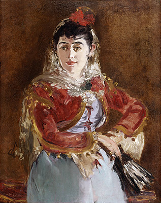 Portrait of Emilie Ambre as Carmen, c.1879 | Manet | Painting Reproduction