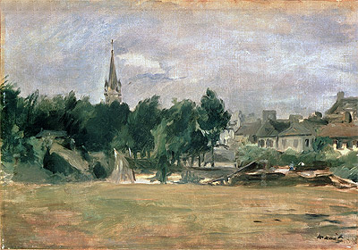 Landscape with a Village Church, n.d. | Manet