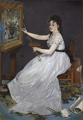 Eva Gonzales, 1870 | Manet | Painting Reproduction