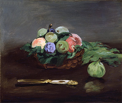 Basket of Fruit, c.1864 | Manet