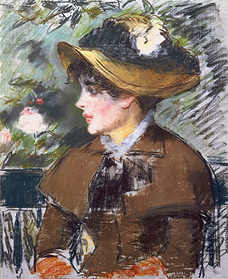 On the Bench, 1879 | Manet | Gemälde Reproduktion
