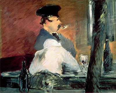Die Bar | Manet | Gemälde Reproduktion