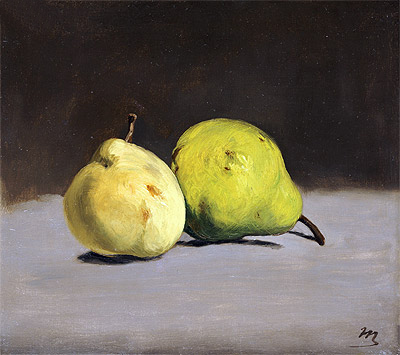 Zwei Birnen | Manet | Gemälde Reproduktion