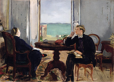 Interieur in Arcachon | Manet | Gemälde Reproduktion