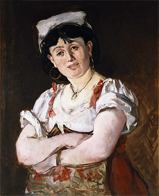 The Italian, 1860 | Manet | Gemälde Reproduktion
