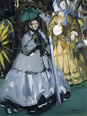 Women at the Races, 1865 | Manet | Gemälde Reproduktion