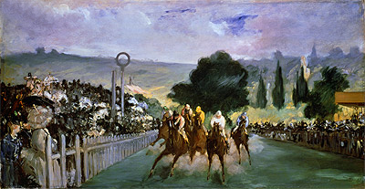 The Races at Longchamp, 1866 | Manet