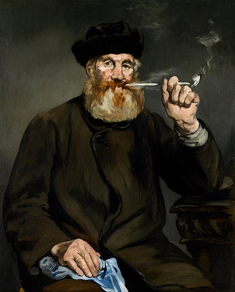 Der Raucher, 1866 von Manet | Gemälde-Reproduktion