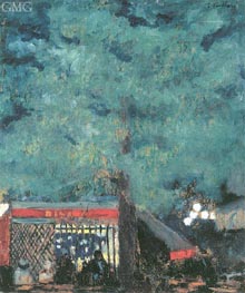 The Guinguette, 1898 by Vuillard | Painting Reproduction