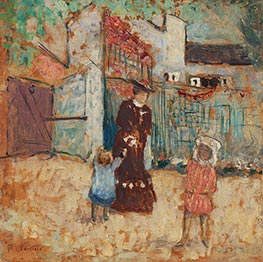 Frau und Kinder, 1904 von Vuillard | Gemälde-Reproduktion